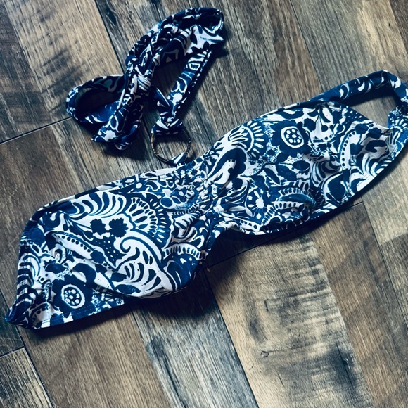 Lauren Ralph Lauren Other - Lauren Ralph Lauren Navy and White Bikini